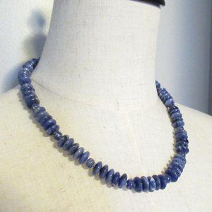 Sodalite bead necklace